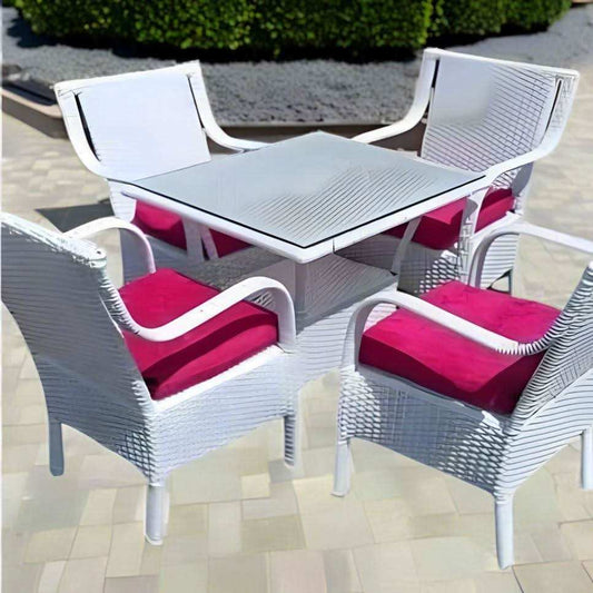 طقم خارجي حديد وراتان - Baytuk