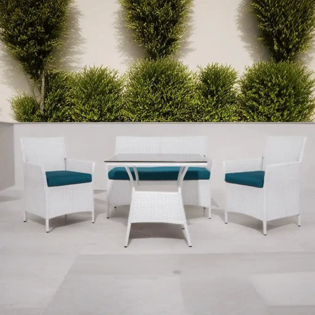 طقم خارجي حديد وراتان - Baytuk