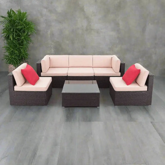 طقم خارجي حديد وراتان - Baytuk