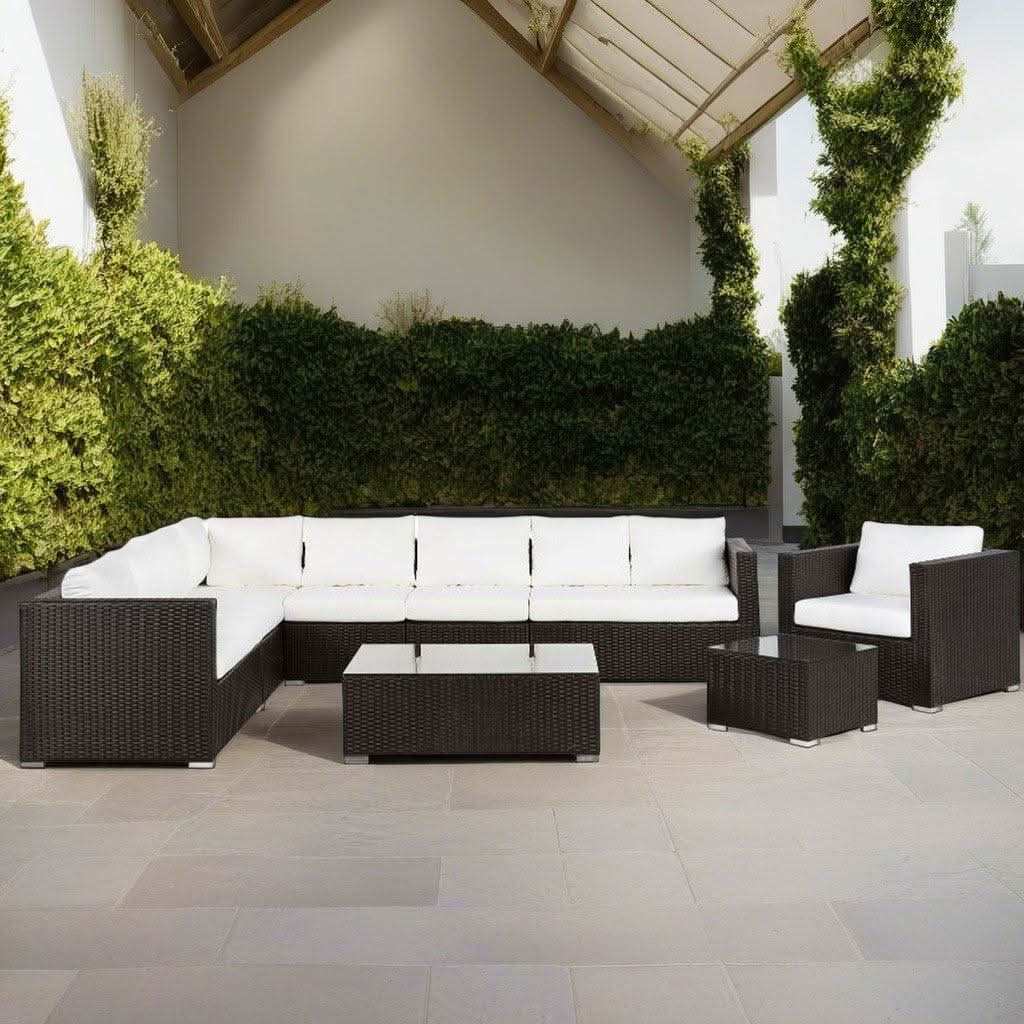 طقم خارجي حديد وراتان - Baytuk