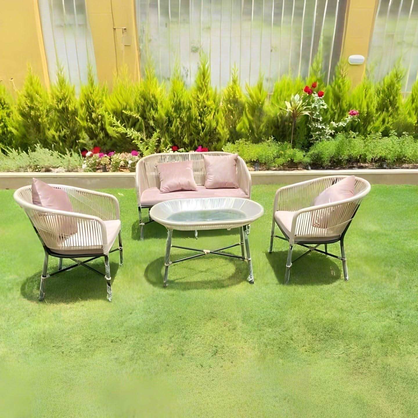 طقم خارجي حديد ودوبار - Baytuk