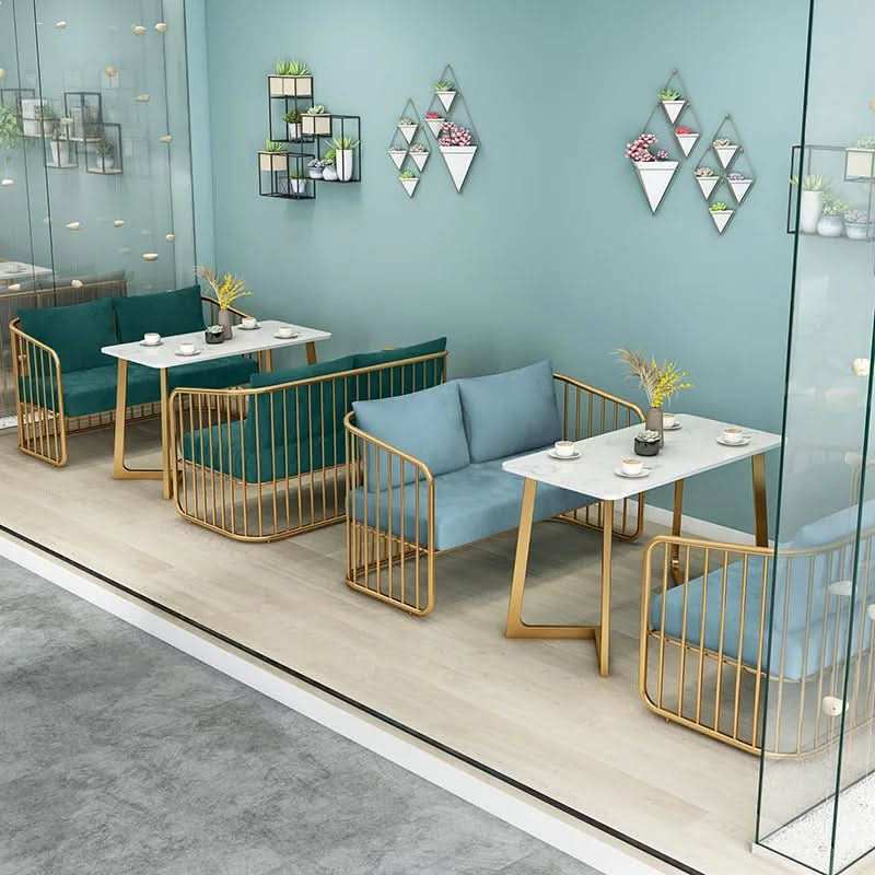 طقم أنتريه معدن مع طاولة - Baytuk