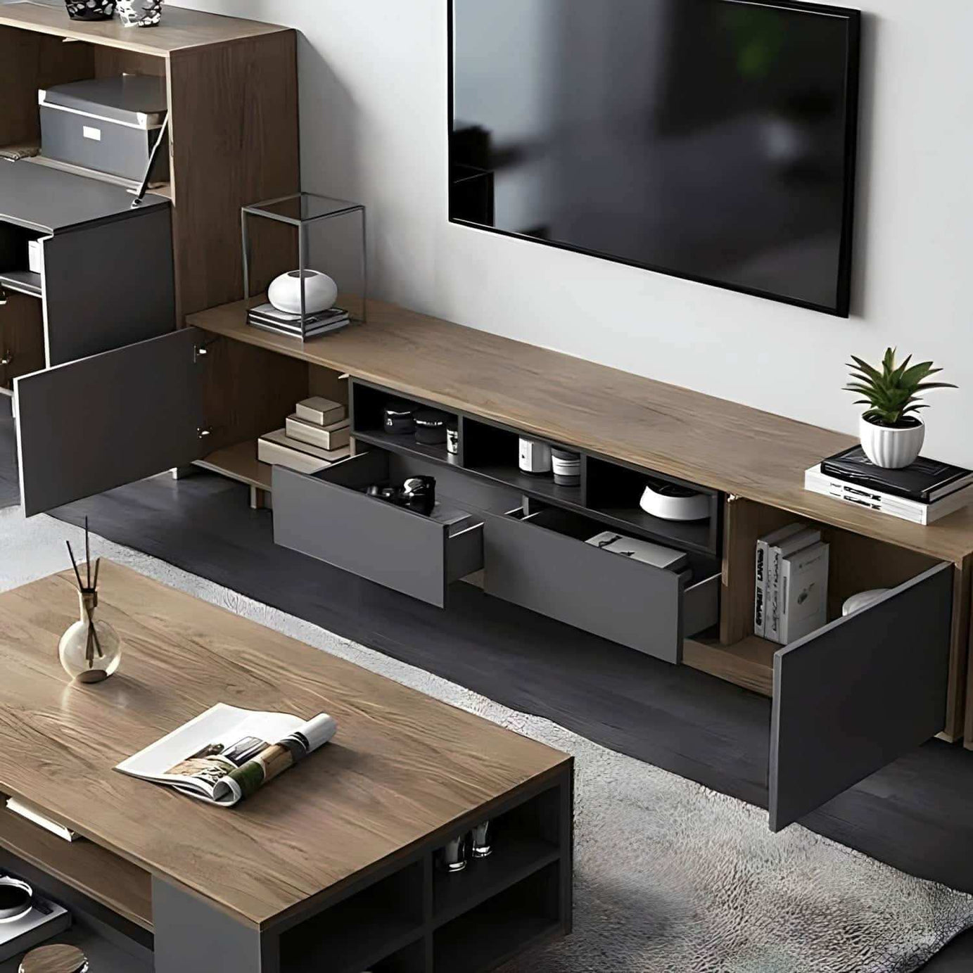 طاولة تلفاز بتصميم عصري - Baytuk