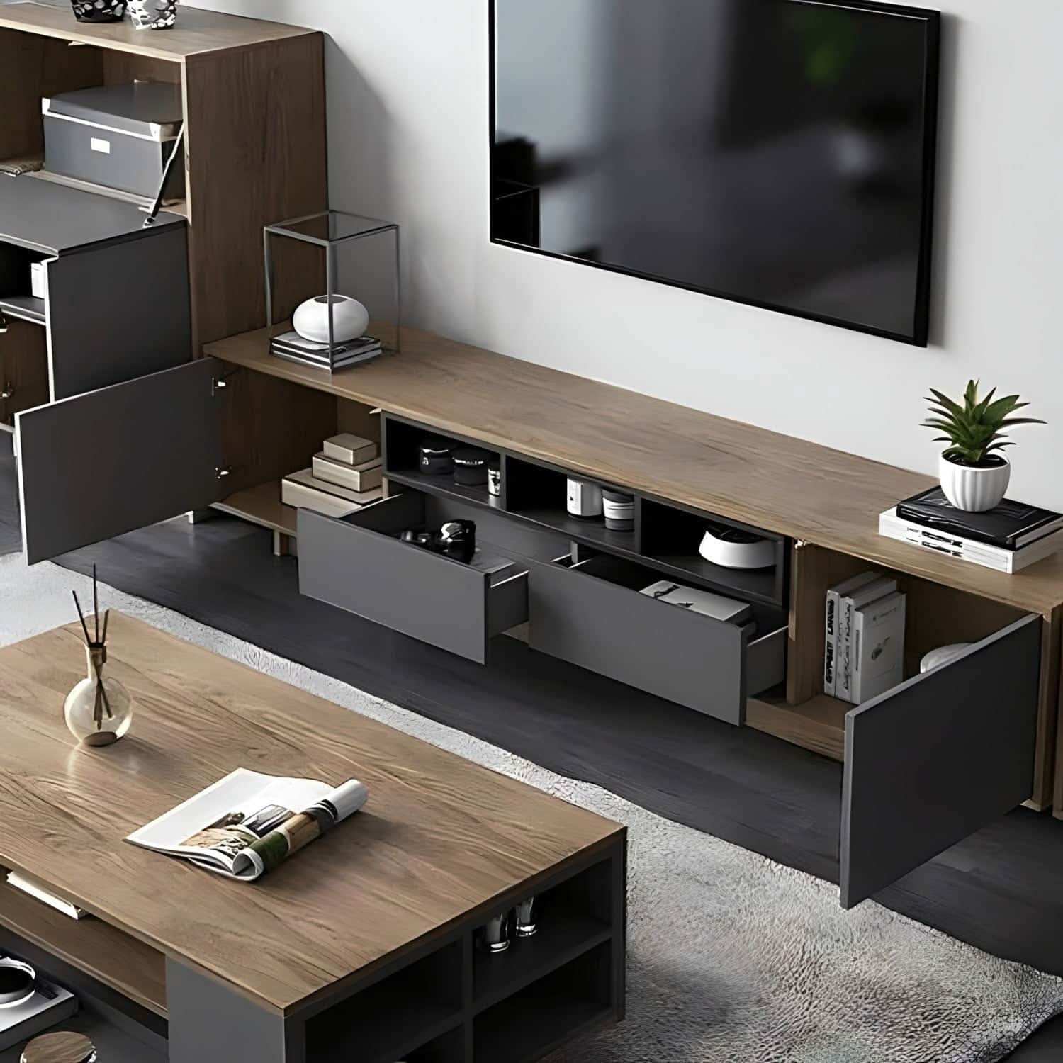 طاولة تلفاز بتصميم عصري - Baytuk