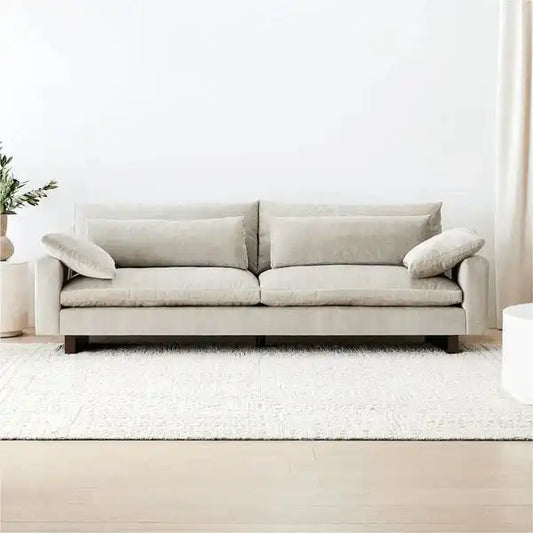 كنبة خشب طبيعي 210*95*85 سم - HIP102 - Homix