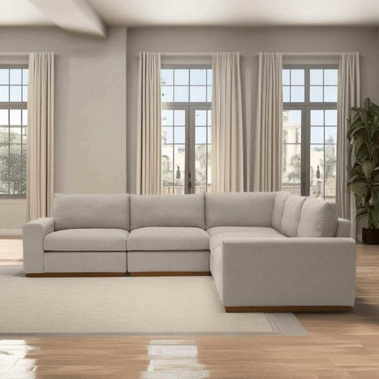 ركنة خشب طبيعي 300*300*90*85 سم - HIP117 - Homix