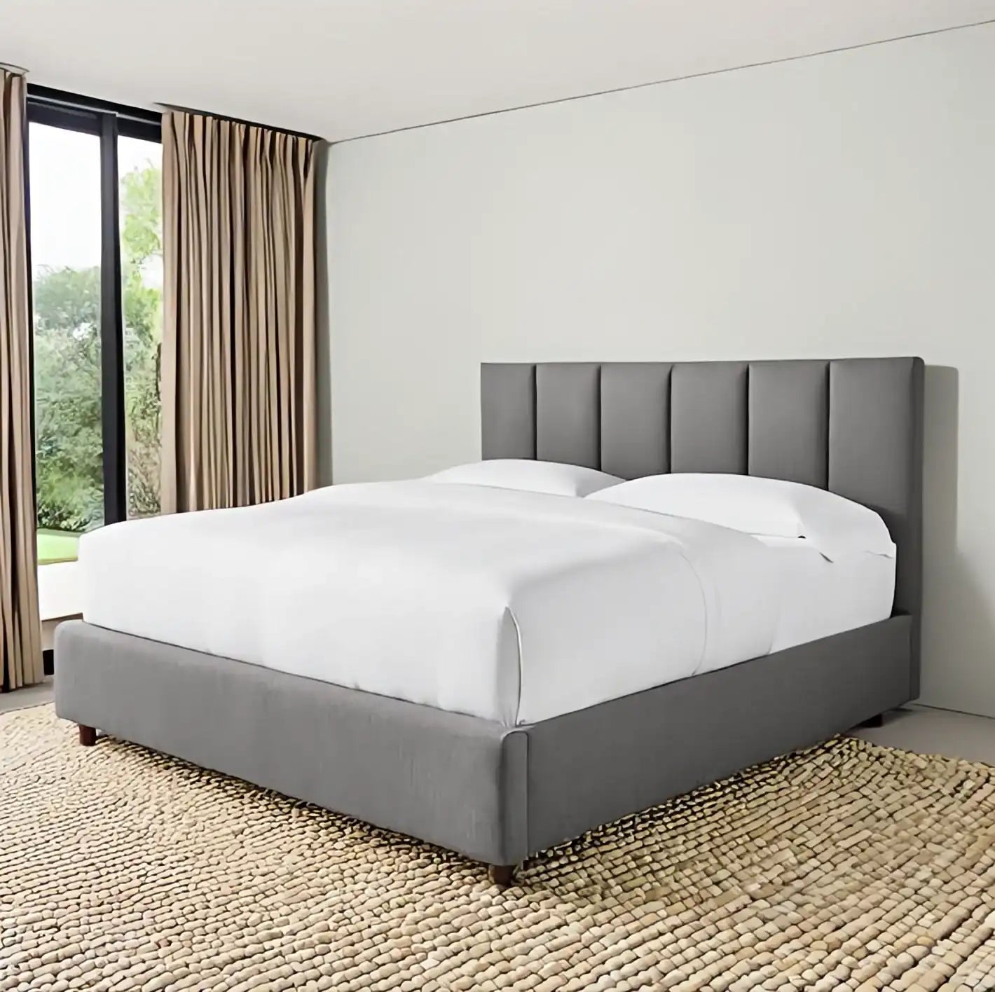 سرير خشبي بتصميم مودرن - Baytuk