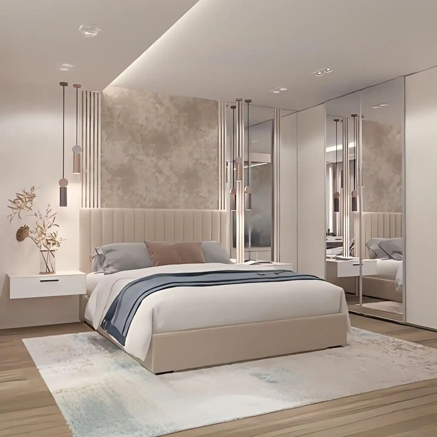 سرير بتصميم بسيط - Baytuk