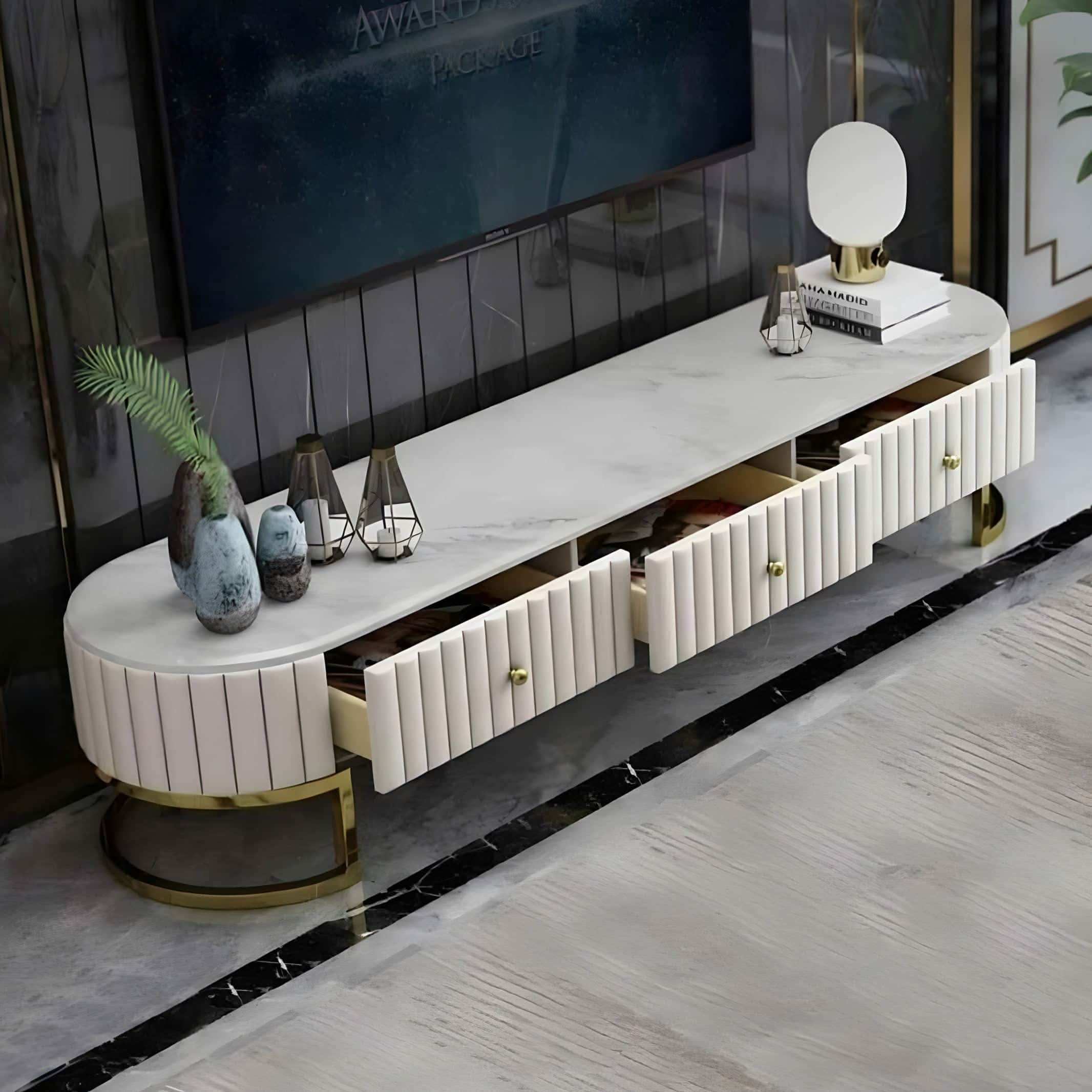 طاولة تلفاز ام دي اف - Baytuk