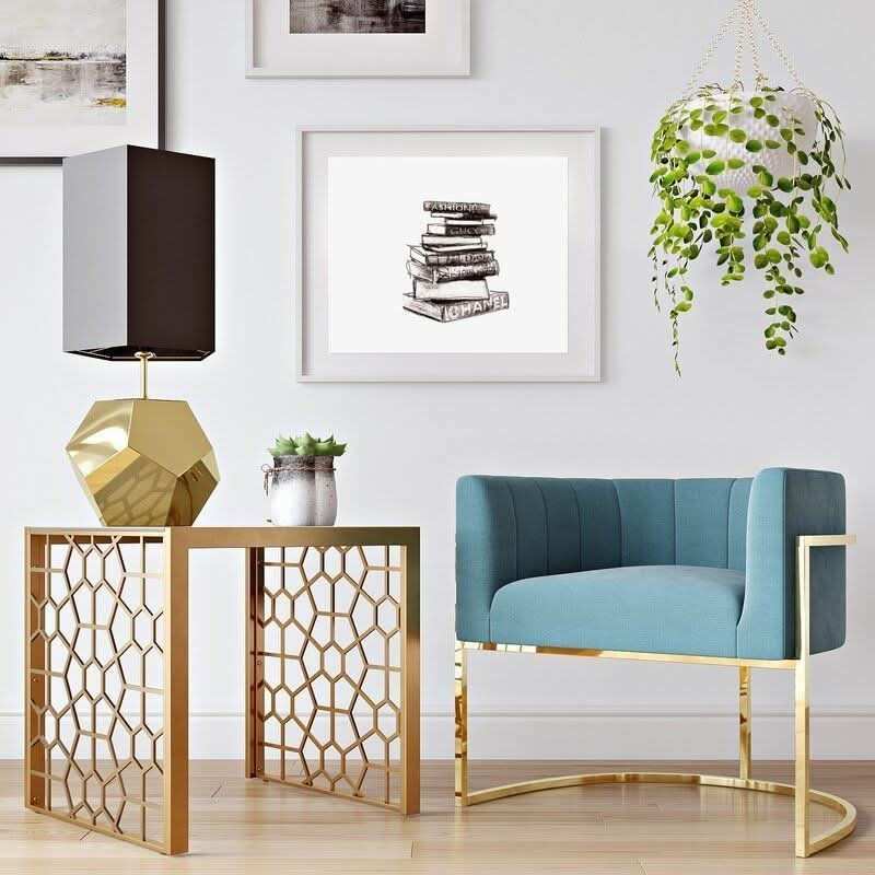 طاولة جانبية بتصميم مودرن - Baytuk