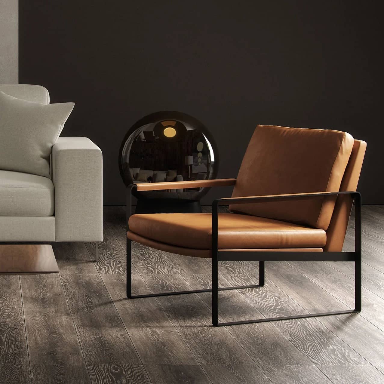 كرسي جلدي فاخر - OASIS