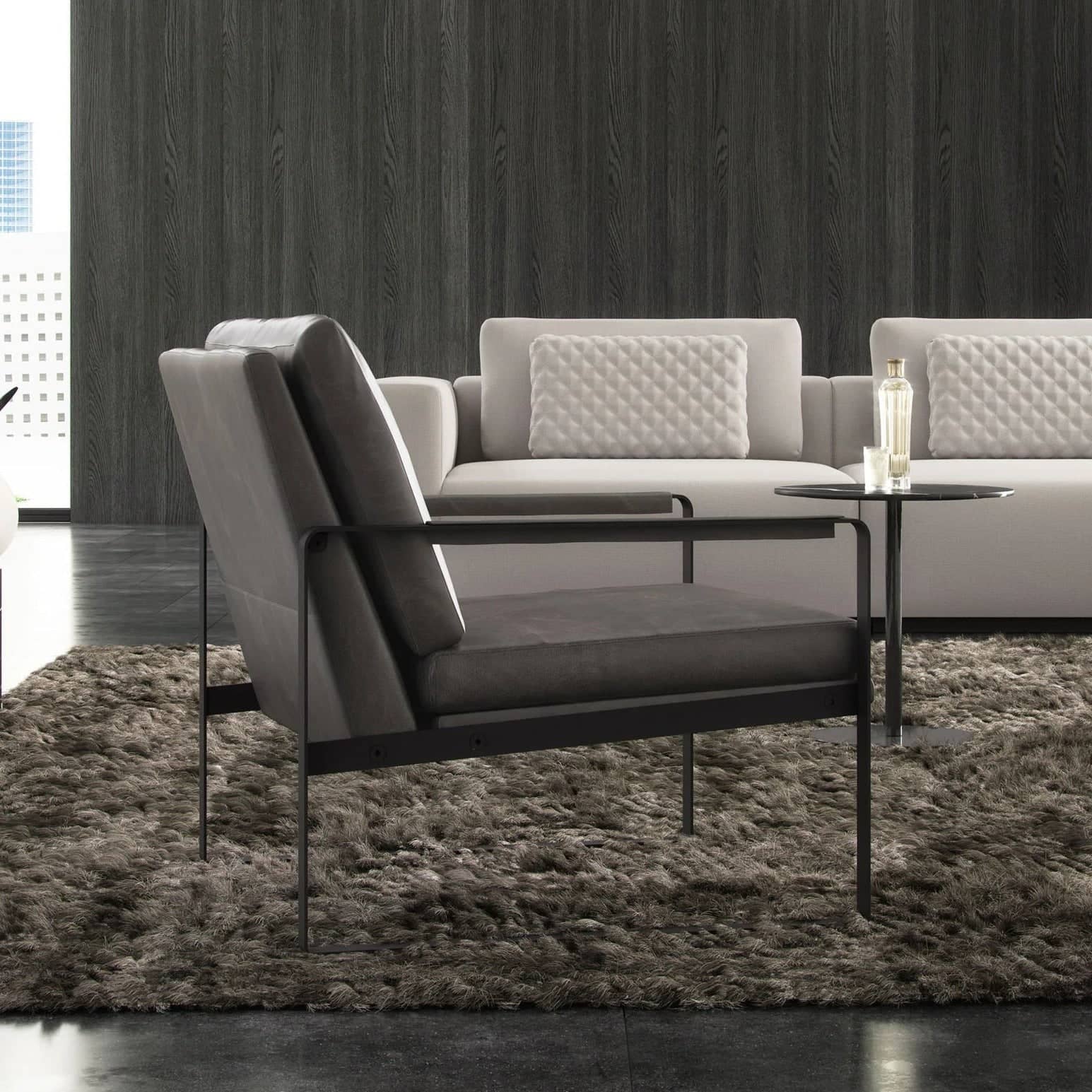 كرسي جلدي فاخر - OASIS