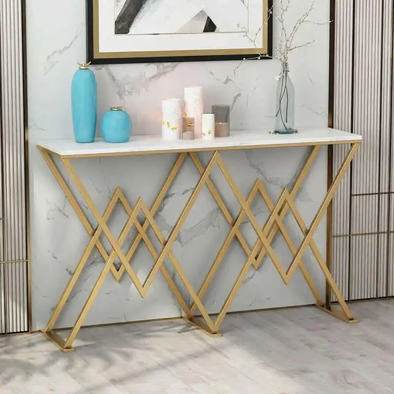 كونسول معدني هندسي أنيق - Baytuk
