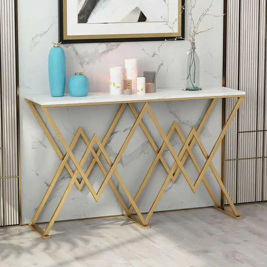 كونسول معدني هندسي أنيق - Baytuk