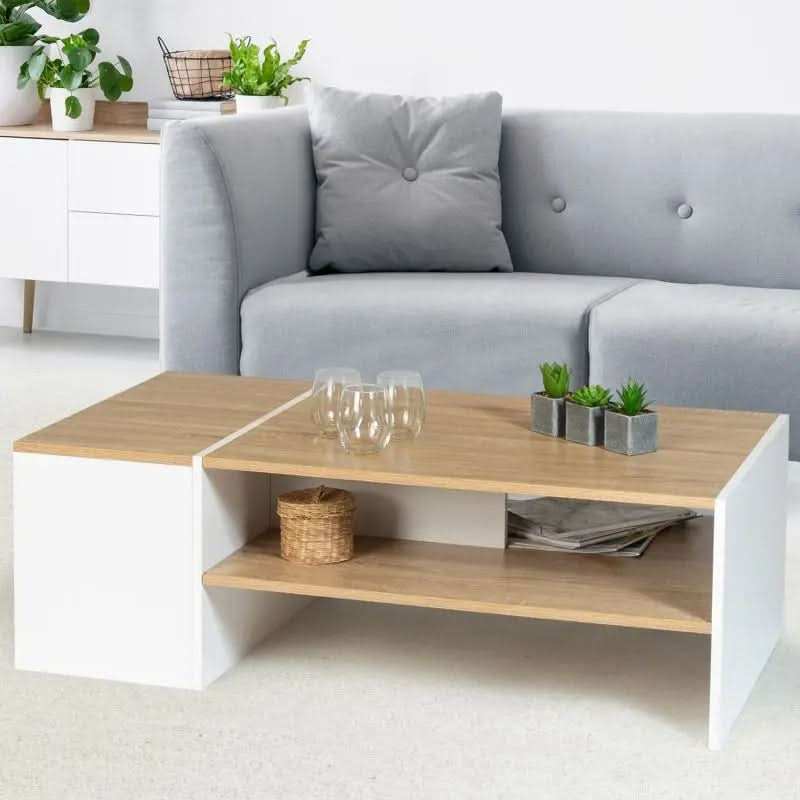 طاولة قهوة بوحدة تخزين