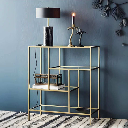 وحدة أرفف زجاجية أنيقة - Baytuk