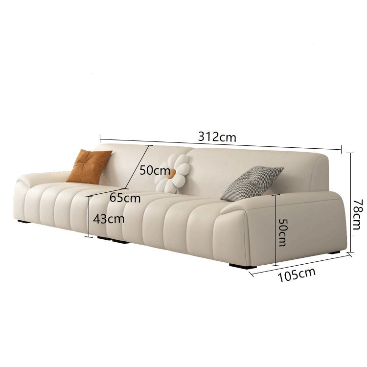 كنبة جلد عصرية - VELA