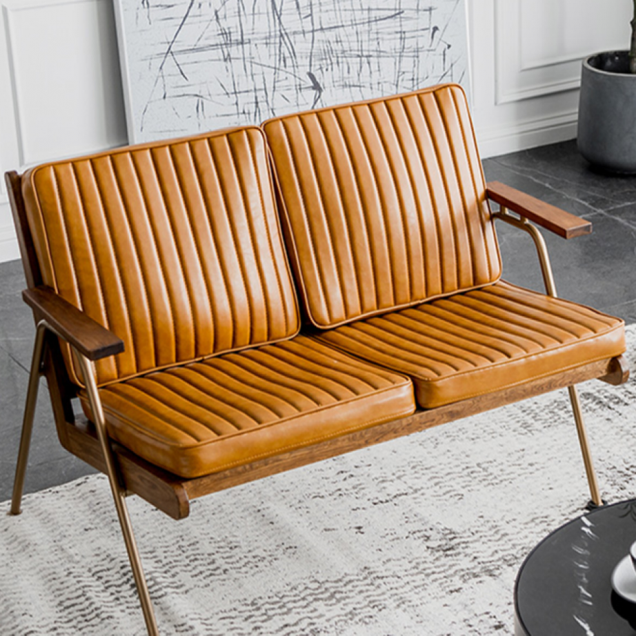 كنبة ثنائية جلد - VELA