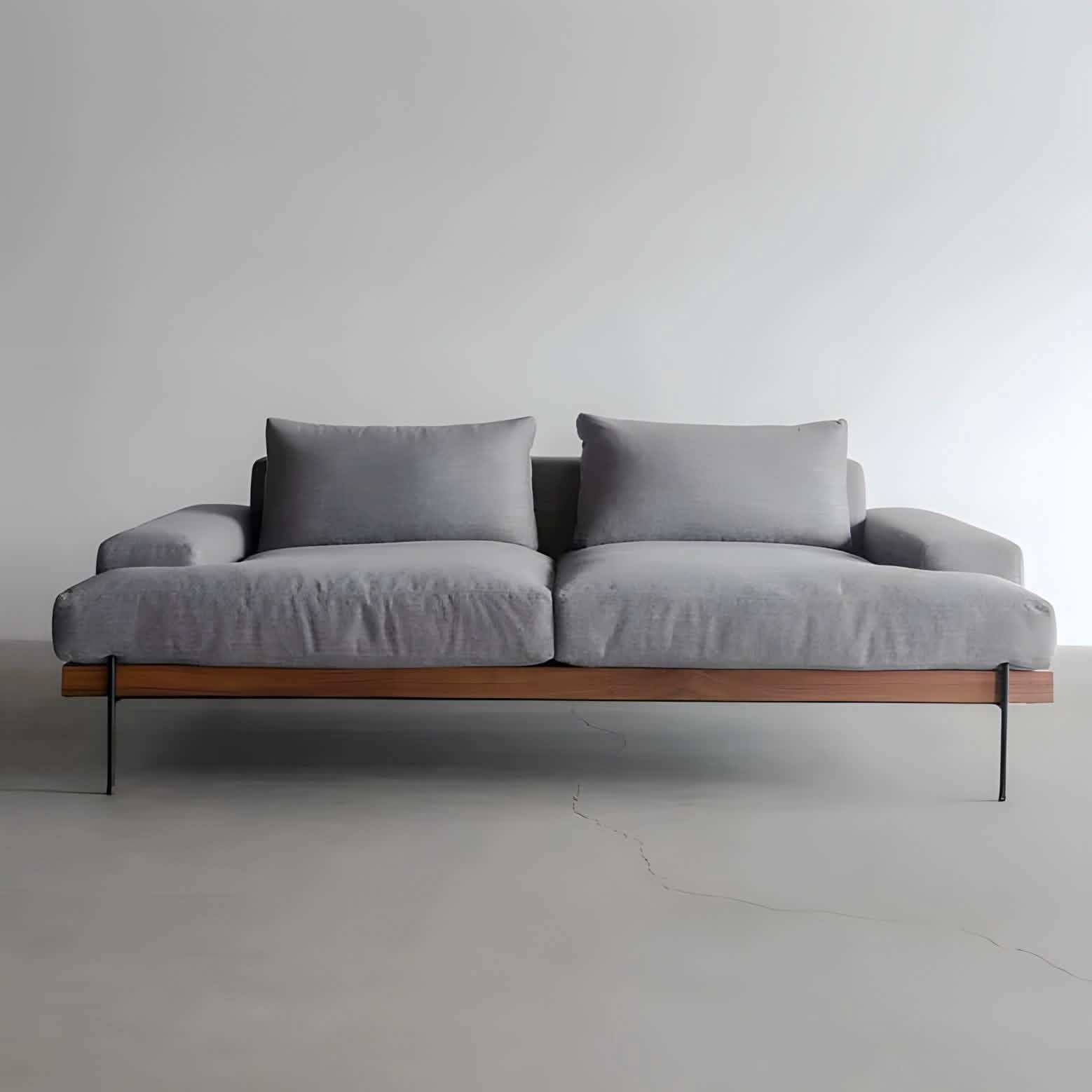 كنبة فاخرة خشب طبيعي - Baytuk