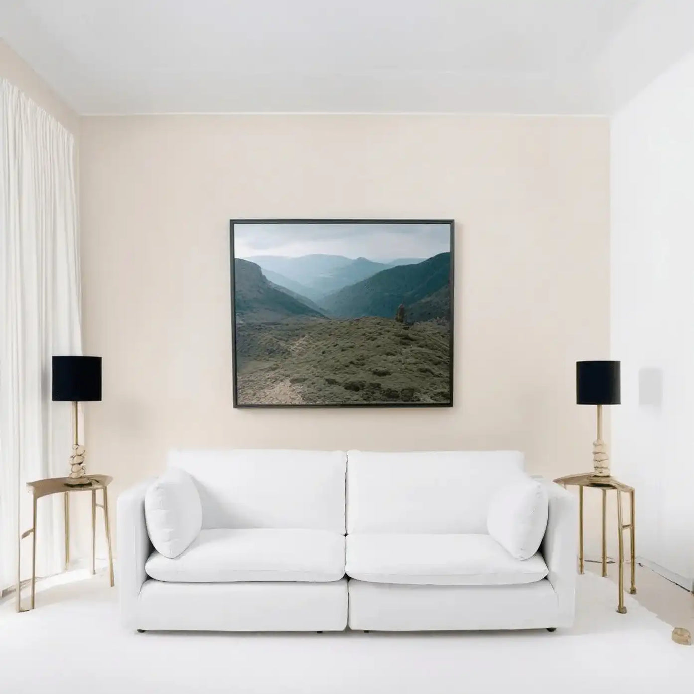 كنبة خشب طبيعي 200*85*90 سم - HIP104 - Homix