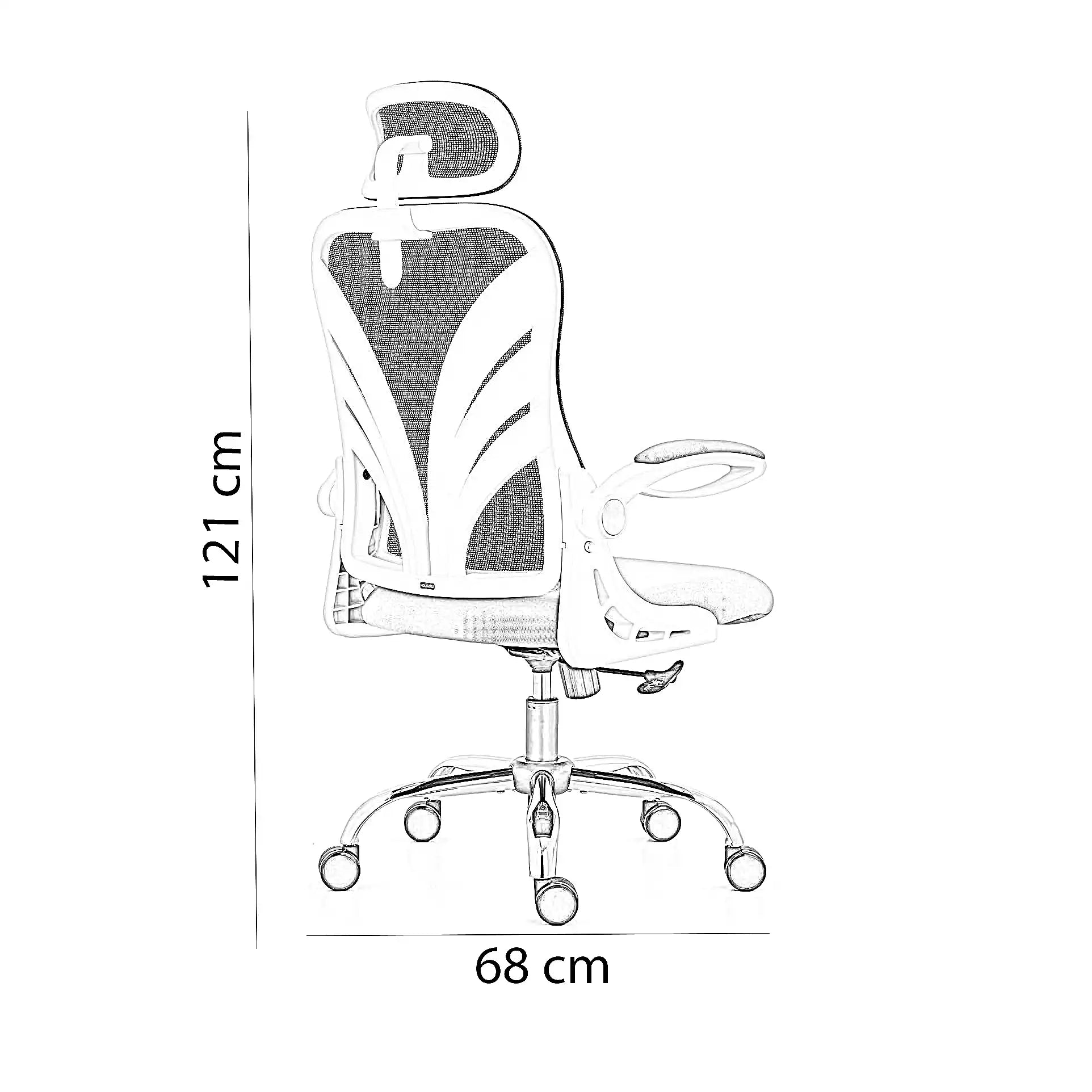 كرسي مكتب، 68*121 سم