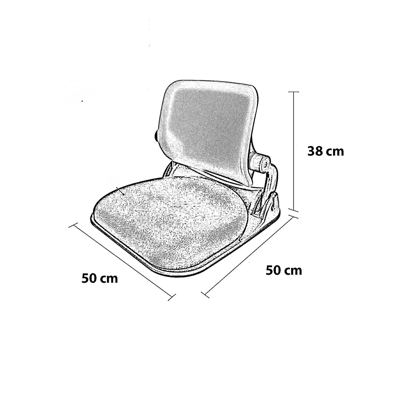 كرسي دعم للظهر، 50*50*38 سم