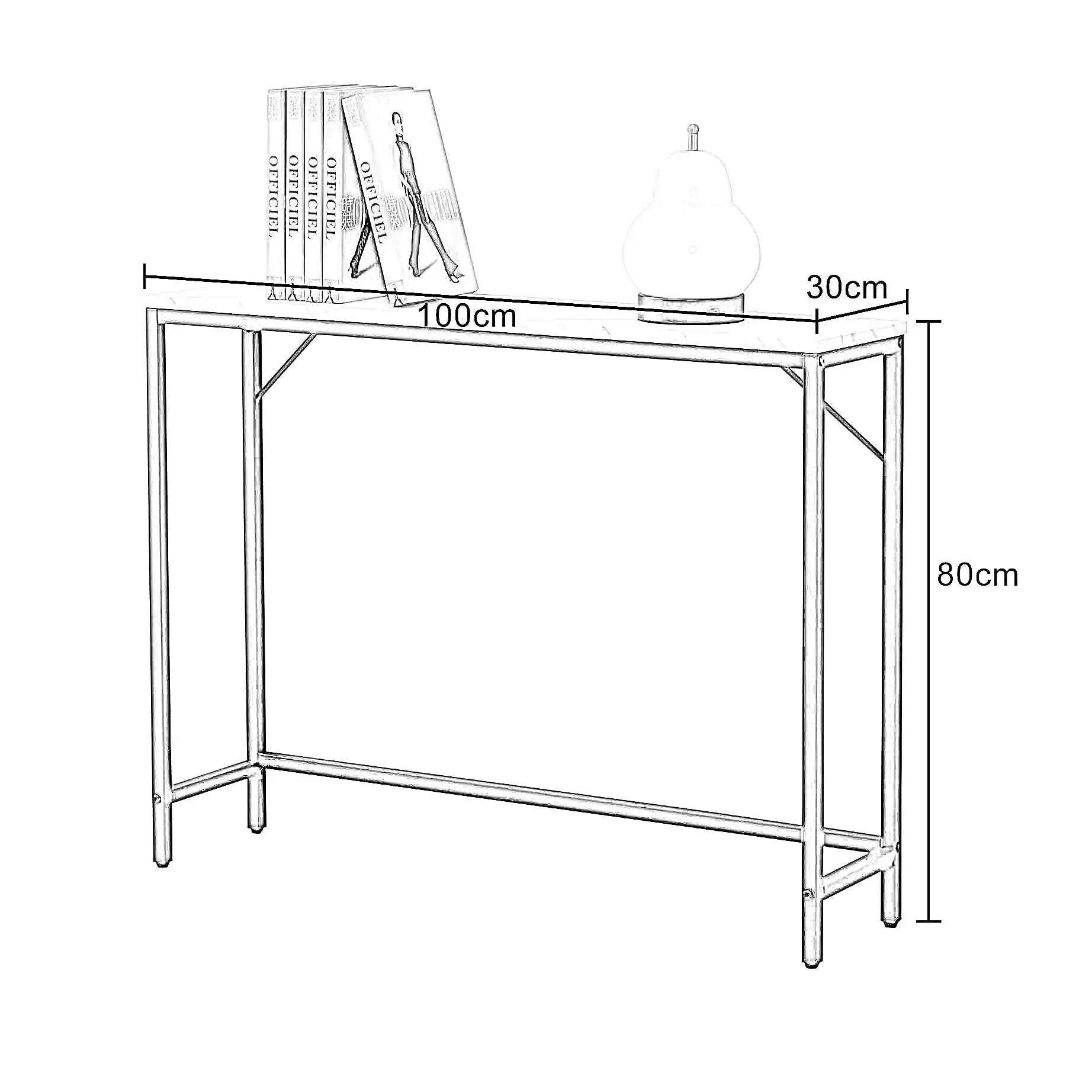 كونسول معدن، 100*30*80 سم