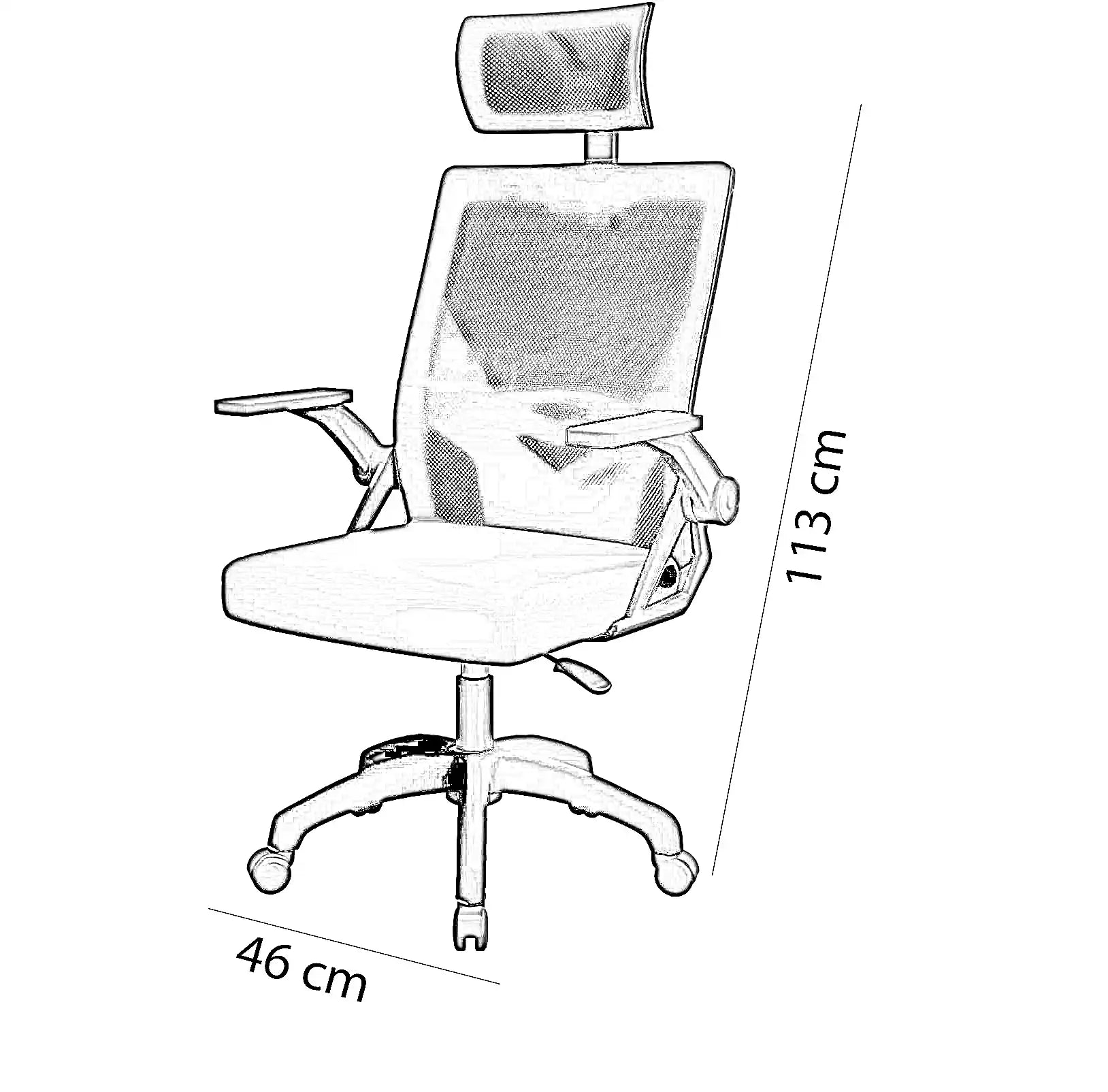 كرسي مكتب، 46*46*113 سم