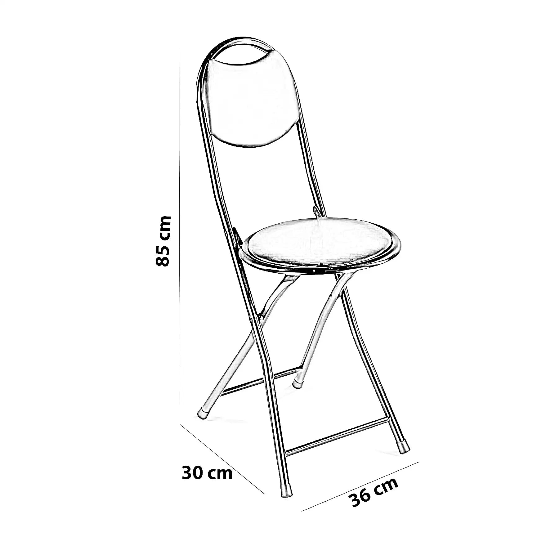 كرسي قابل للطي، 36*30*85 سم