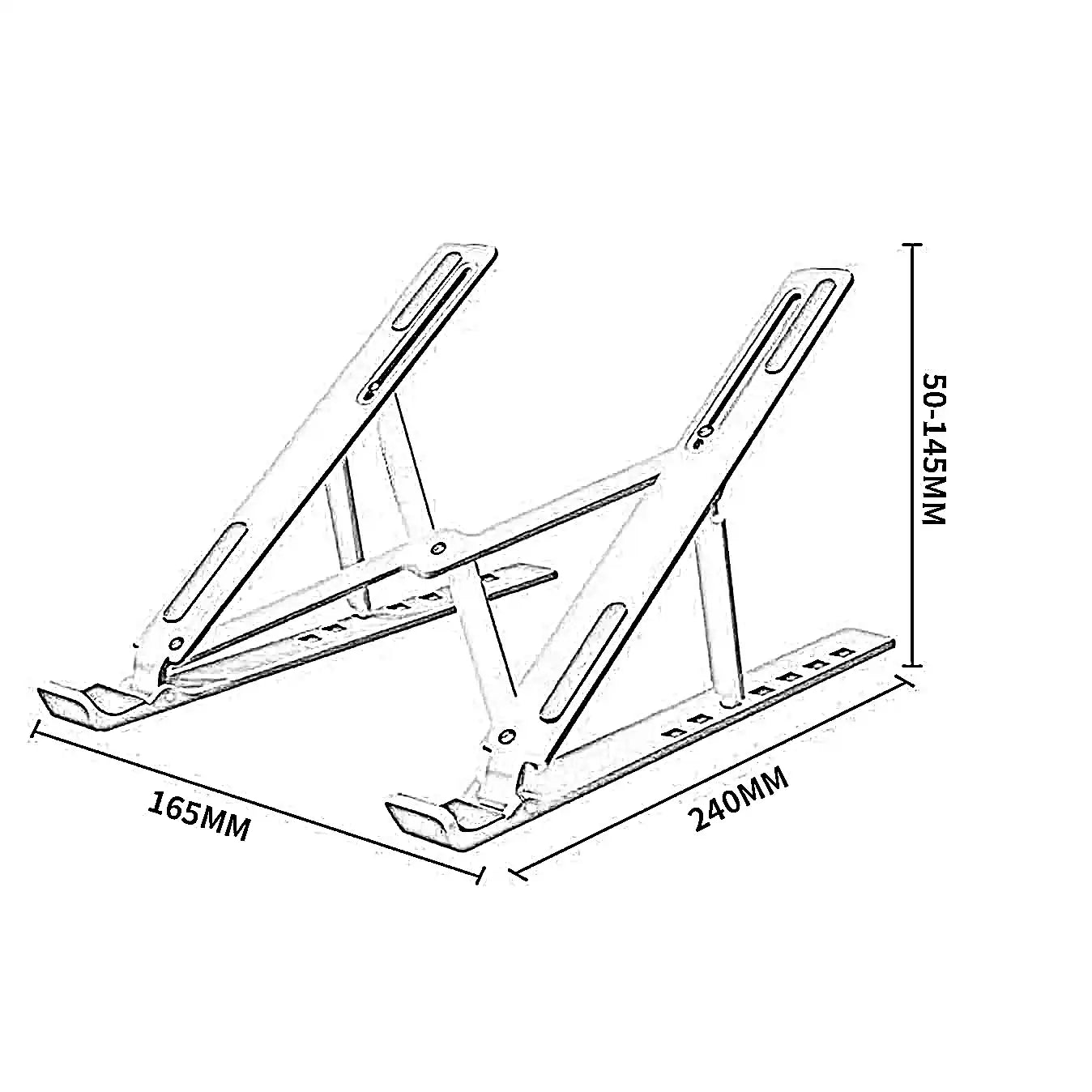 حامل لاب توب قابل للطي، 16*24*14 سم