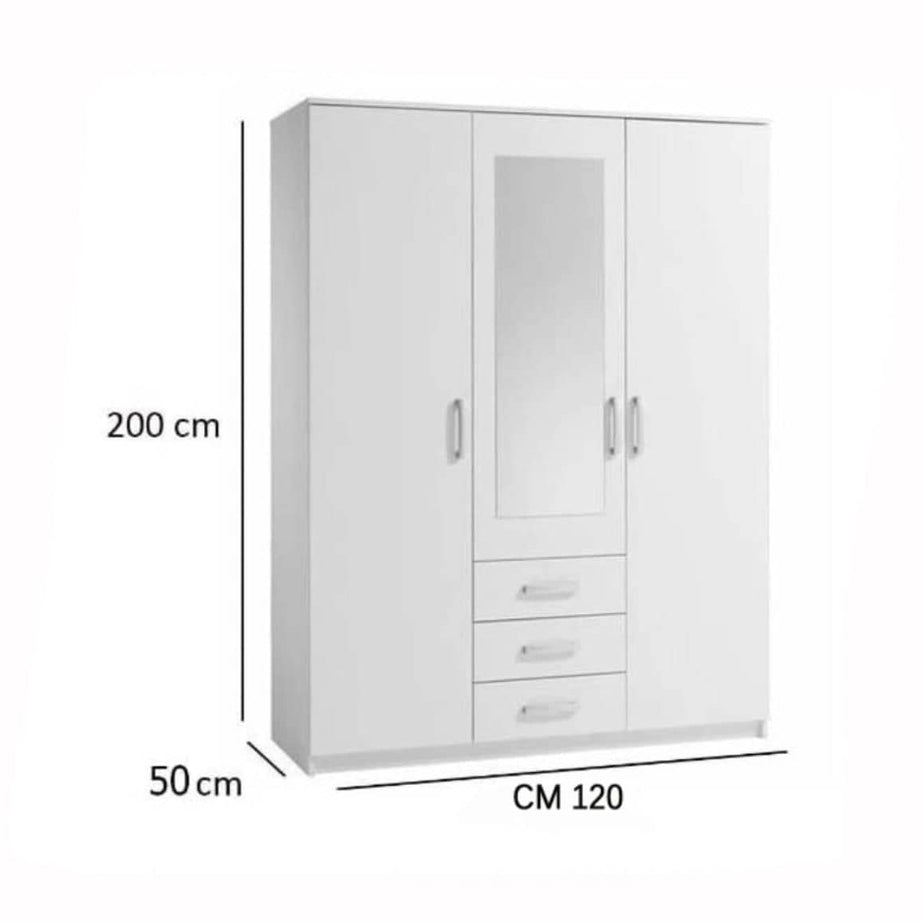 دولاب ابيض بمراه