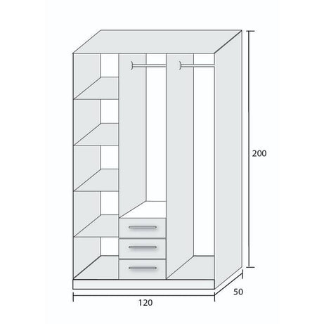 دولاب بتصميم حديث - LUCY