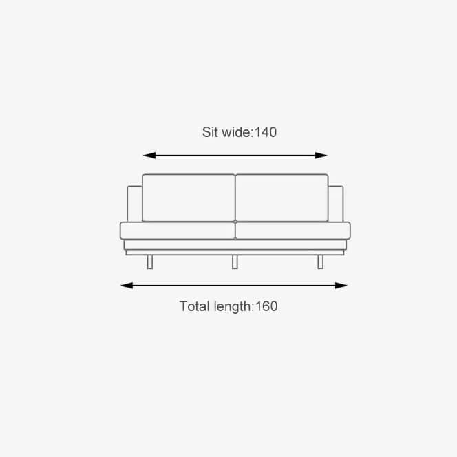 كنبة ثنائية بوهيمي -SELA