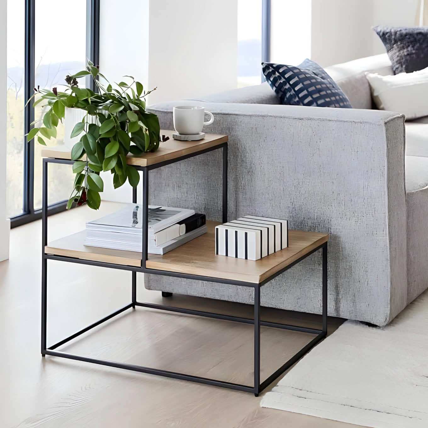 طاولة جانبية ام دي اف - Baytuk