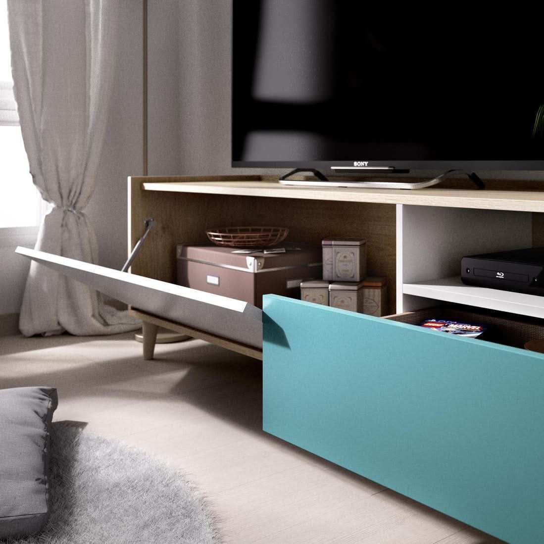 طاولة تلفاز بتصميم حديث - Baytuk