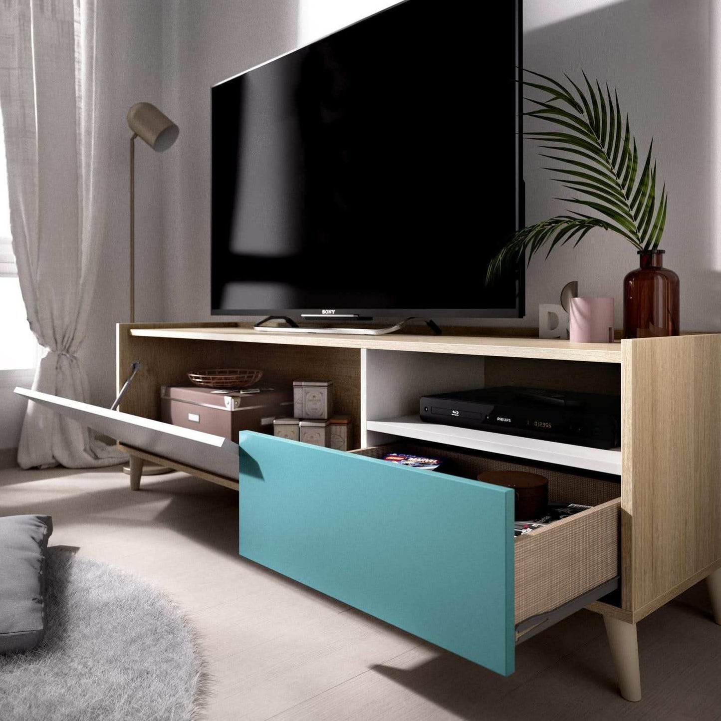طاولة تلفاز بتصميم حديث - Baytuk