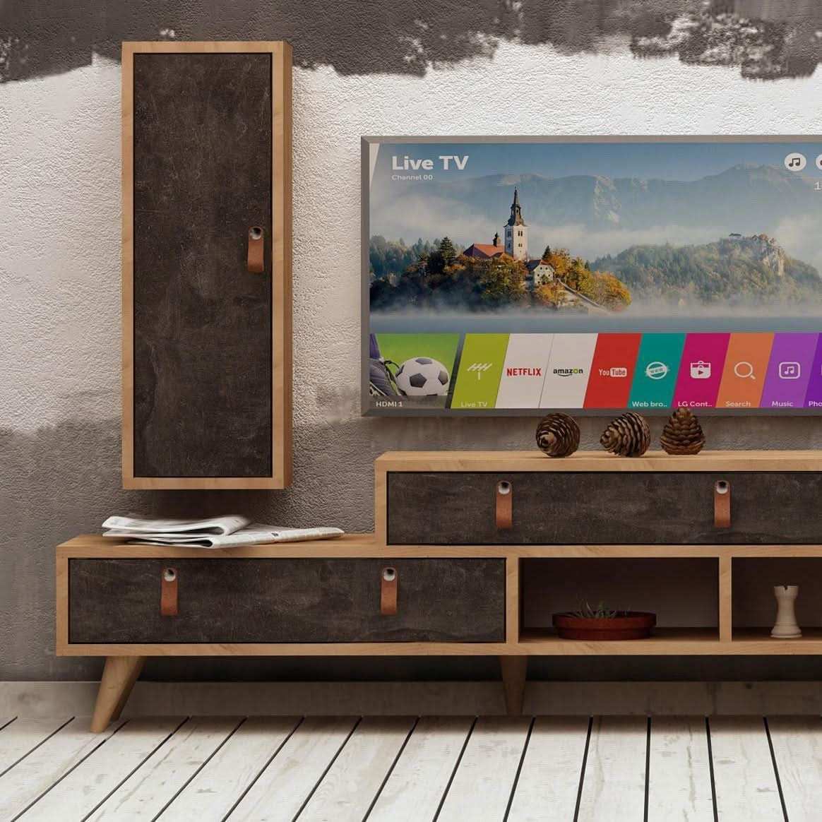 طاولة تلفاز بتصميم مبتكر - Baytuk