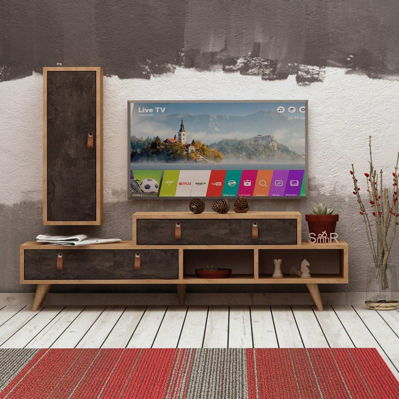 طاولة تلفاز بتصميم مبتكر - Baytuk