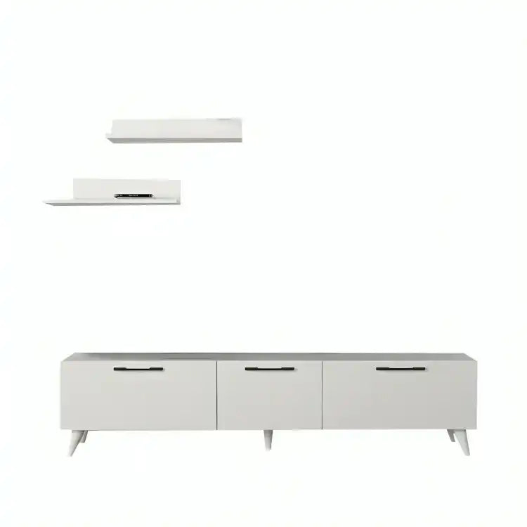 طاولة تلفاز مع رف علوي شيك - Baytuk