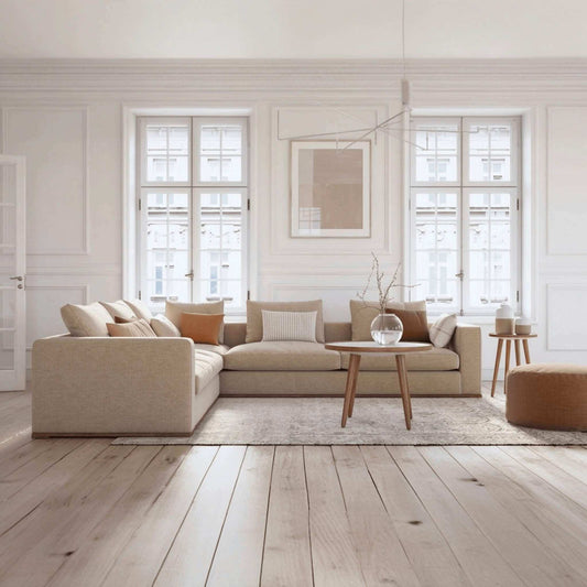 ركنة خشب طبيعي 300*250*90*70 سم - HIP153 - Homix