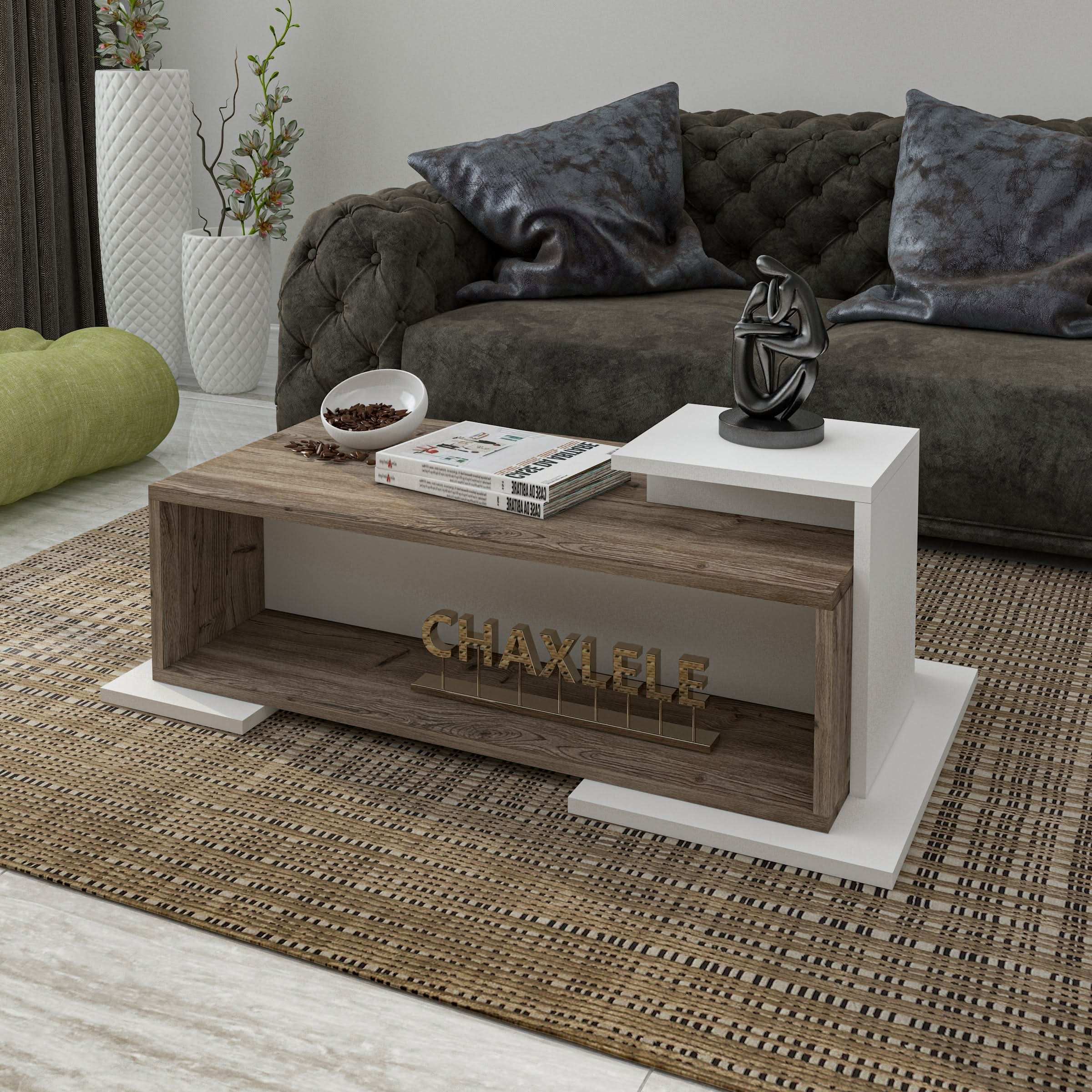 طاولة بقاعدة خشبية مبتكرة - Baytuk